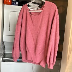 Free people size XS pink sweater